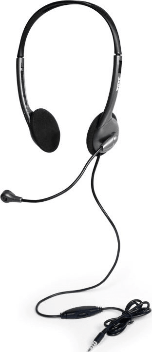 Port Designs Connect Stereo headset s mikrofónom, čierna